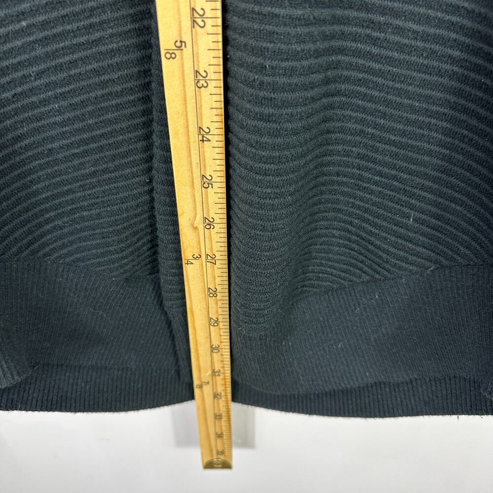 Offline by Aerie‎ Ribbed Half Zip Pullover Sweater Womens XS Black Oversized - Picture 4 of 6